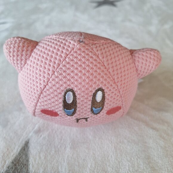 Kirby Nintendo 5"‎ Waffle Plush Japan Missing Hanger Video Games - Picture 2 of 7